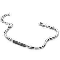 Bracelet 4US: Cesare Paciotti Man San Valentino 22 in Steel 4UBR4482 - 4UBR4482